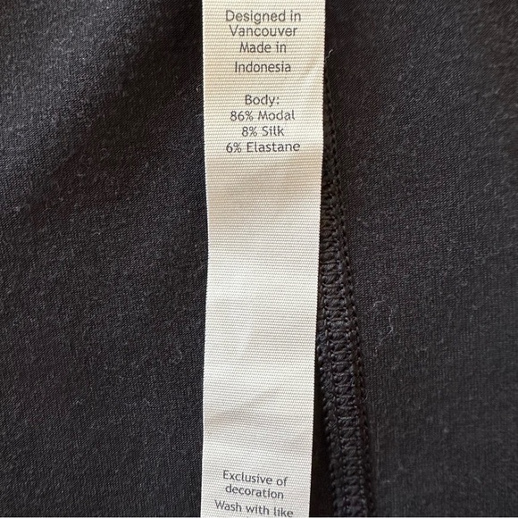 Lululemon Silk Blend Asymmetrical Long Sleeve Tunic Top - Picture 13 of 14